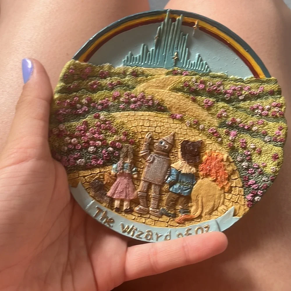 Vintage Wizard Of Oz 1997 Popular Imports Plate